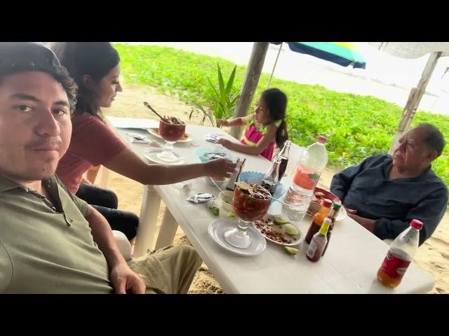 Visitando Playa Agua Blanca Puerto Escondido  jahat y Kandy Vlogs