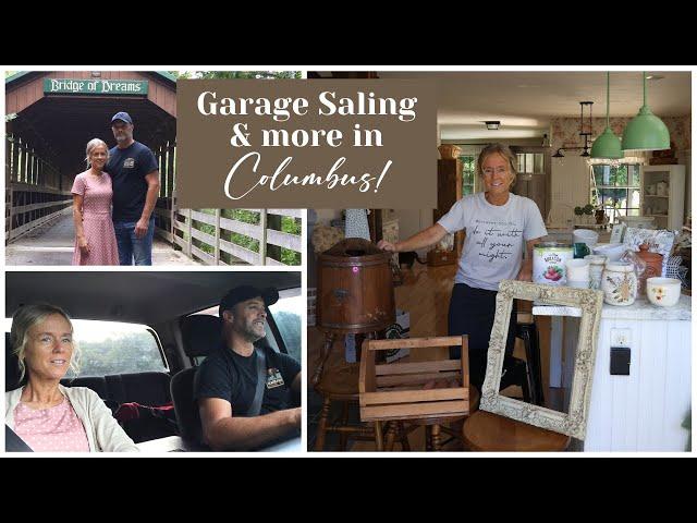 Garage Sale with us ~ A Weekend in Columbus ~ Garage Sale Haul