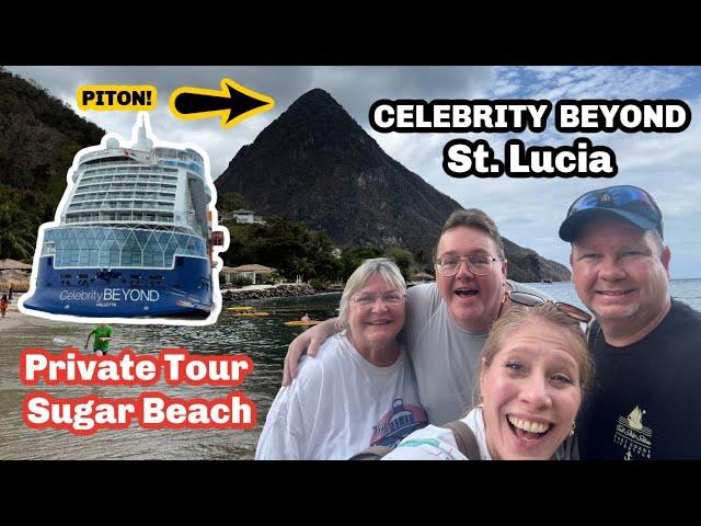 ST. LUCIA SUGAR BEACH PITONS! Celebrity Beyond  Life With Favor