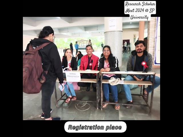 Research Scholar Meet 2024|| SP University||By Shyamal Vyas Raval