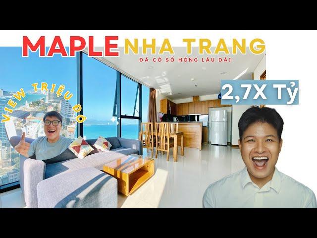 MÃN NHÃN Với View BIỂN Triệu Đô Căn Hộ MAPLE NHA TRANG Đã Có Sổ Hồng Lâu Dài Giá BAO TỐT Thị Trường