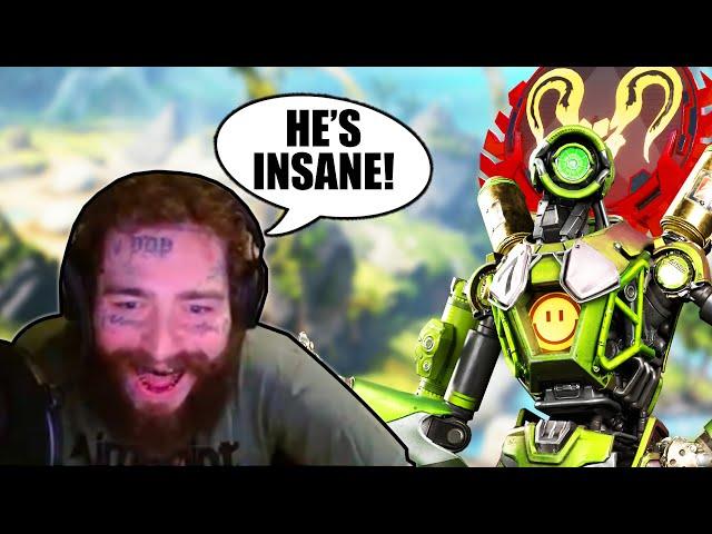 POST MALONE SPECTATES THE #1 PATHFINDER.. (Apex Legends)