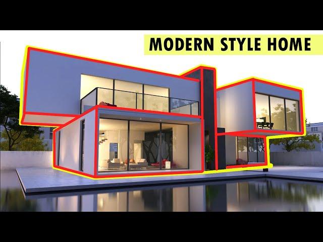 how to make house exterior look better|| modern style house exterior