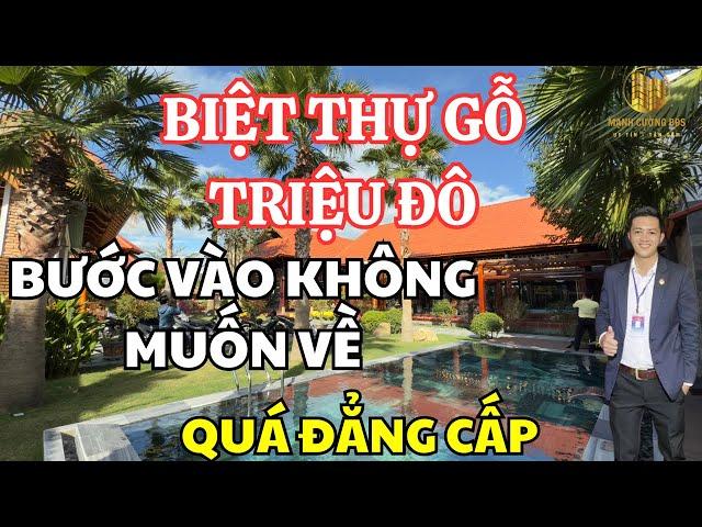 Hạ Giá bán Gấp  Nhà Vườn Nha Trang quá đẹp .Toàn gỗ quý. Có Hồ Bơi , Hồ Cá Koi .