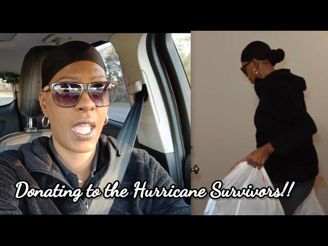 Living Alone in NC! | Cornbread dressing | Donated clothes to Hurricane Helen victims in Ashville.