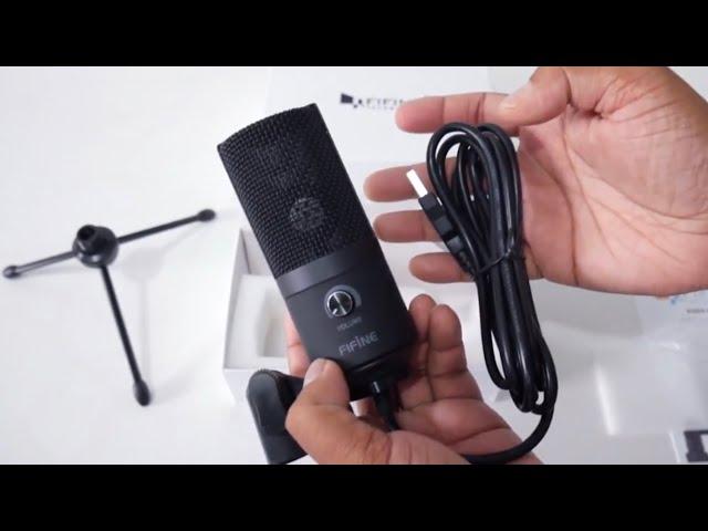 Fifine K669B Microphone Unboxing and Mic Test