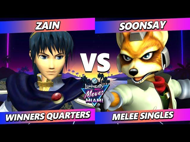 LMM Miami 2024 - Zain (Marth) Vs. Soonsay (Fox) Smash Melee - SSBM