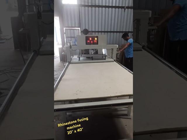 RHINESTONE FUSING MACHINE SIZE 20 X 40 FOR SHAWLS STOLES AND SUITS.9417011949