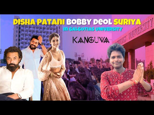 Disha Patani in Galgotias University ft. Bobby Deol and Suriya #kanguva #galgotiauniversity