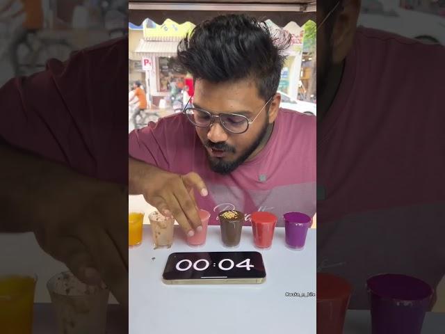 FRUIT SHOTS DRINKING CHALLENGE फल शॉट्स पीने की चुनौती #shorts #foodie #streetfood