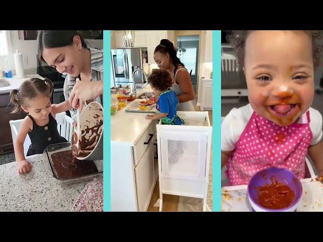 The Guidecraft Kitchen Helper is the Safest Toddler Step Stool