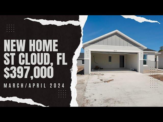 New Construction Home for $397,000 in Saint Cloud, FL | #movingtoflorida