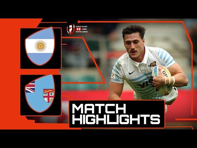 London Cup Final  | Argentina v Fiji | HSBC London Sevens Rugby