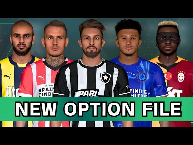 PES 2017 | New Option File 2024 For FC24-PATCH V2 - Summer Transfers (September 2024)