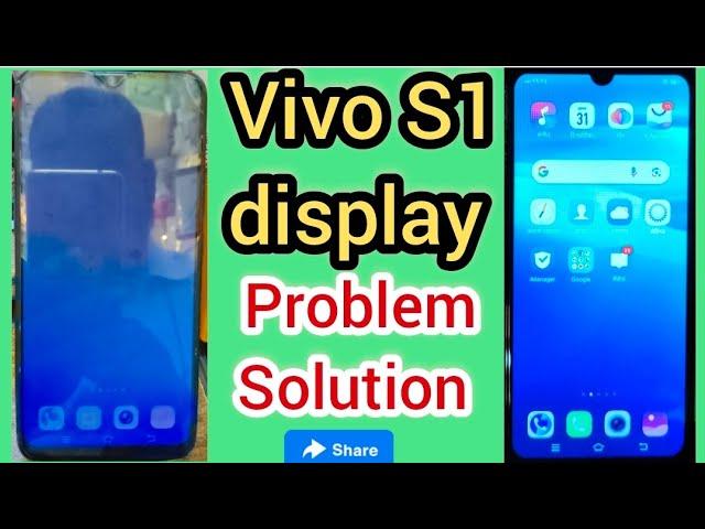 Vivo S1 display folder Problem Solution new trick math's 2024 🫡