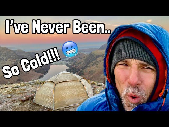 Winter SOLITUDE  - on the most popular wild camping spot in the Lake District