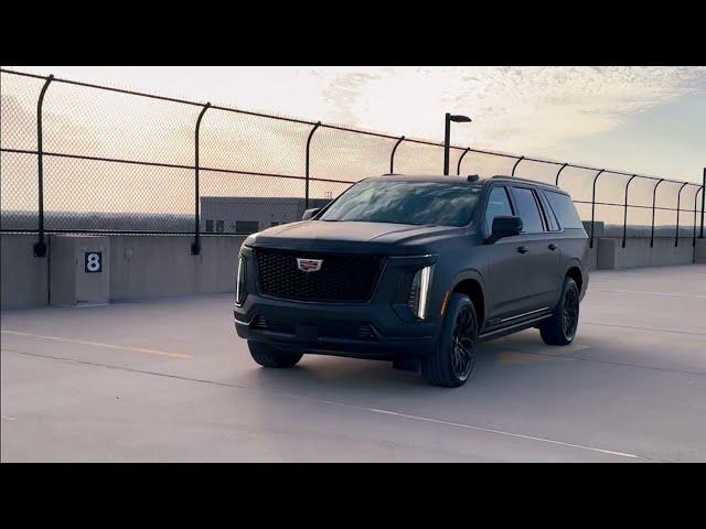 2025 Cadillac Escalade Gets a Jaw-Dropping Matte Black Makeover by Auto Trim DESIGN