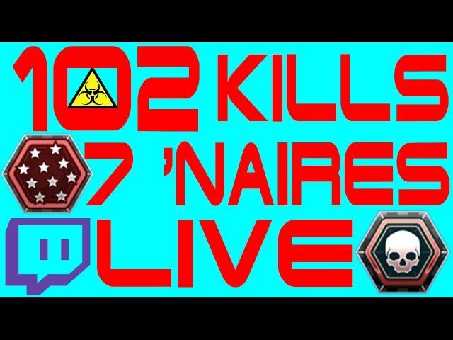 7 Killionaires, 102 Kills, 2 Unfrigginbelievables - Halo 4 Hivemind Flood LIVE Gameplay