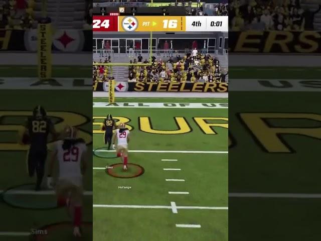 Crazy game in madden 23