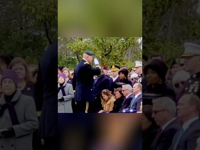 U.S. Army Captain Andrew Ross at the Arlington National Military Academy Honoring Soldiers