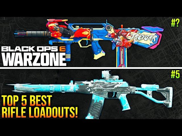 WARZONE: New TOP 5 BEST ASSAULT RIFLE META LOADOUTS After Update! (WARZONE Best Weapons)