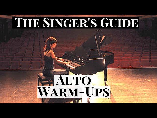 The Singer's Guide | Alto Vocal Warm-Up Exercises 