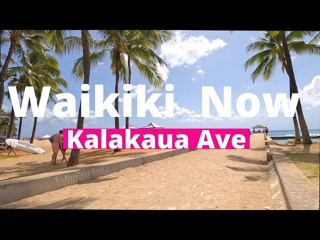 WAIKIKI NOW | 4K Narrated walk | OAHU