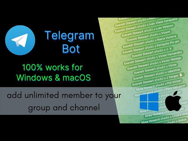 How To Add Unlimited Telegram Member To Your Group and Channel 2022 | For Windows and macOS