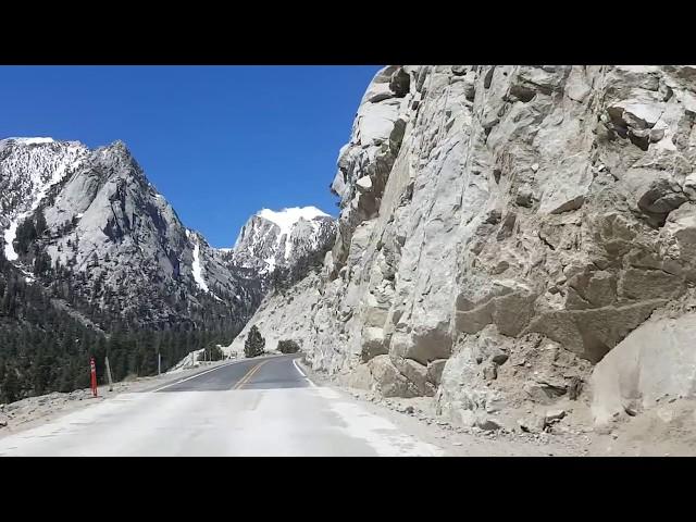 Driving the Whitney Portal Road, California