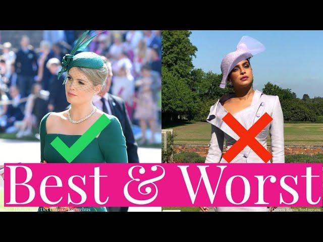 Best and Worst Fashion Looks at Prince Harry & Meghan Markle's Wedding, Kate Middleton, Chelsy Davy