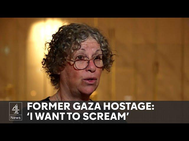 Released Gaza hostage on life under Hamas and leaving her captured husband behind