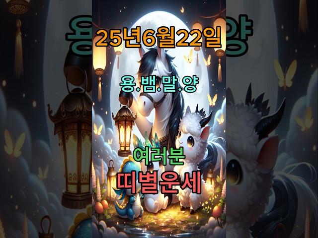 오늘의 운세 #복 #좋은글 #오늘의운세 #띠별운세 #용띠 #뱀띠 #말띠 #양띠