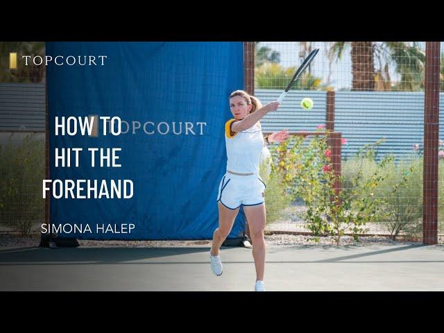 Simona Halep: How To Hit The Forehand | TopCourt