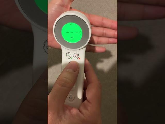 Braun BNT-400 issue with forehead measurements