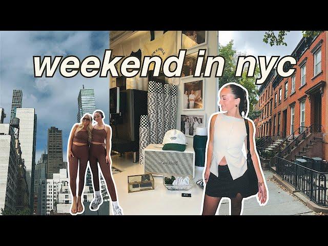 weekend trip to NYC for NYFW *microinfluencer version* ️ events + exploring brooklyn