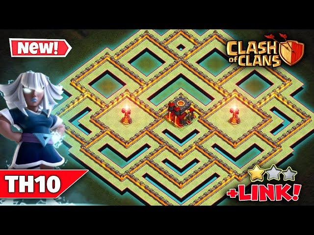 NEW BEST! TH10 base Copy Link! COC Town Hall 10 Hybrid/Trophy/Farming base - Clash of Clans