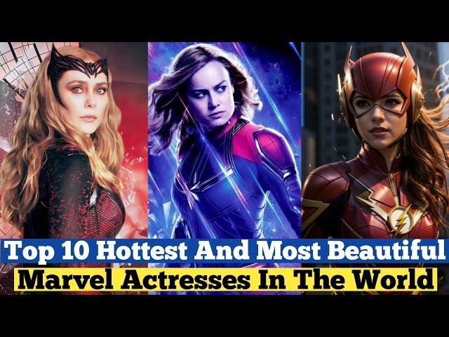 Top 10 Most Beautiful Marvel Actress|Top 10 Marvel Actress|TheFamousFaces|