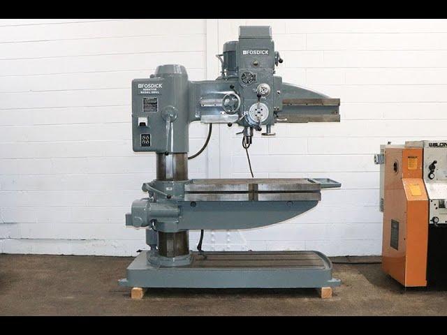 4' FOSDICK SENSITIVE RADIAL DRILLING MACHINE