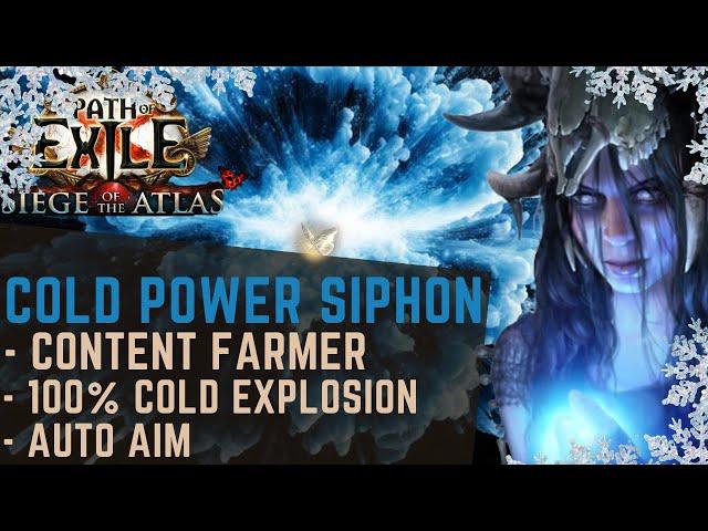 PoE 3.25 - Cold Power Siphon build - Settlers of Kalguur