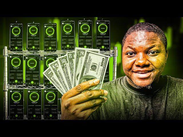 I Built This DePIN Crypto Mining Phone Farm From Scratch