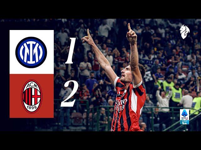 Pulisic & a late Gabbia winner | Rossoneri win derby | Inter 1-2 AC Milan | Serie A Highlights