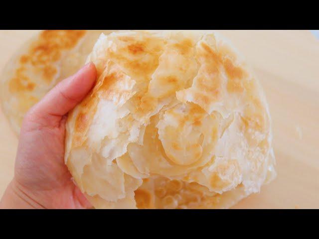 Savoury Crepes Easy Recipe 家常咸香小油饼，层次丰富，外酥内软