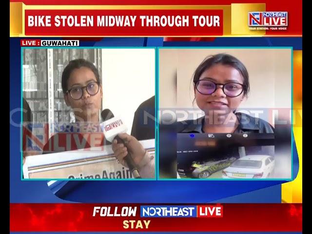 Northeast Live reaches Out to Biker Noni Following Her Bike Theft Incident in Guwahati