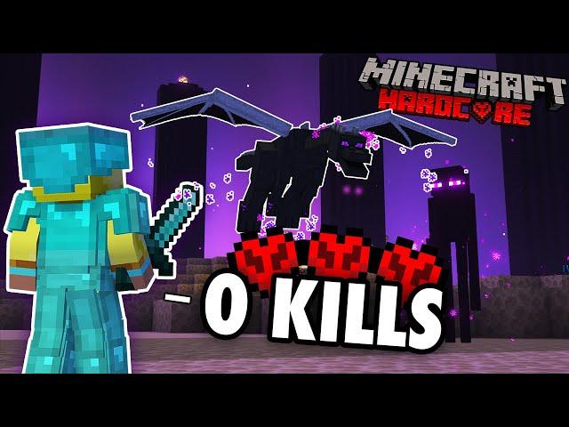 How I Beat Hardcore Minecraft WITHOUT KILLING ANYTHING