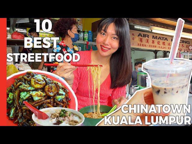 Best STREET FOOD in CHINATOWN Kuala Lumpur Malaysia