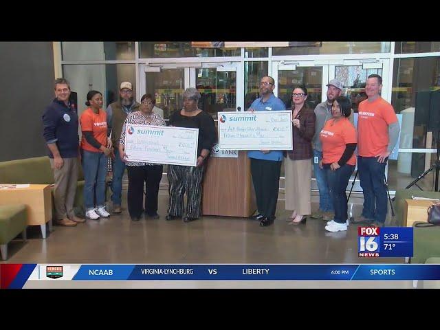 Summit Utilities Arkansas gives big toward hunger relief