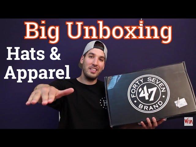 Big Unboxing From 47 Brand! Snapbacks & Clothing!