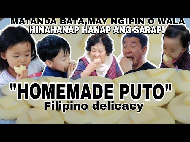 KOREAN FAMILY LOVES FILIPINO  PUTO DELICACY | LAHAT HINAHANAP HANAP ANG SARAP ! | FILIPINO FOOD