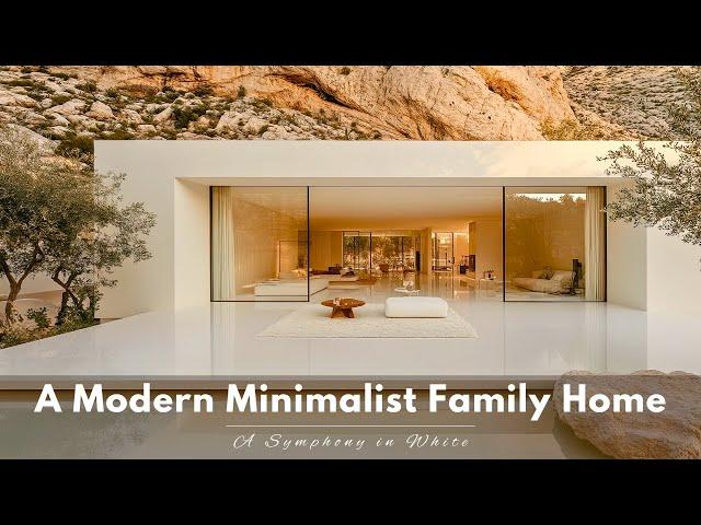 A Modern Minimalist Family Home: A Symphony in White