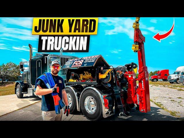 Day in the Life of a JUNK YARD Truck Driver!